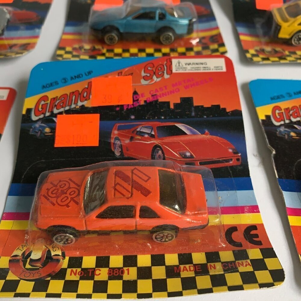 Tai Cheong Grand Prix Set Lot of 6 Cars Vintage New - Picture 3 of 8